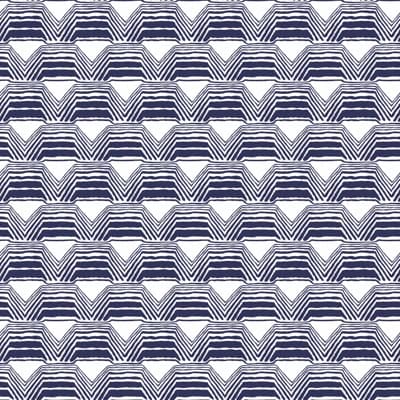 Libreria - Papeles Geometric Wallpaper Roll — Navy