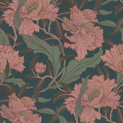 Minerva Floral Wall Mural — Apatite