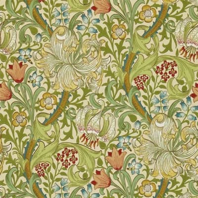 Golden Lily Wallpaper — Pale Biscuit