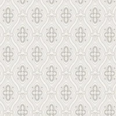 Boråstapeter Pigkammaren Wallpaper — Ivory,Gray