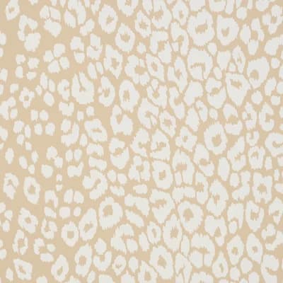 Iconic Leopard Wallpaper — Ivory on Neutral