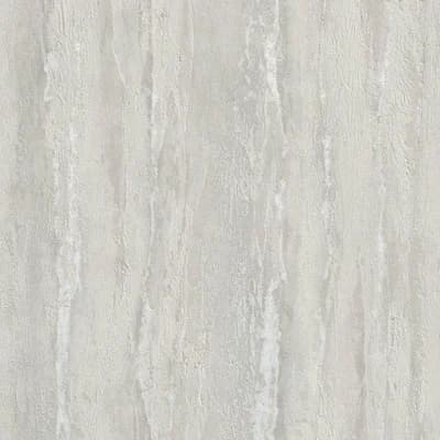 City Romance Collection Metallic Vertical Worn Plaster Wallpaper Roll — Silver