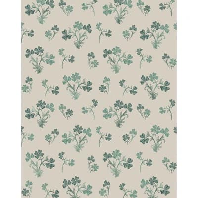 Lucky Wallpaper | Traditional / Roll - 27" x 30' — French Gray