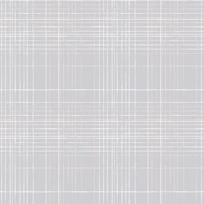 Deauville 2 Grid Lines Effect 33' L x 21" W Wallpaper Roll — Taupe,Beige,White