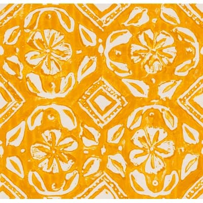 MINNIE KEMP X MINDTHEGAP Wallpaper Roll — Yellow,Taupe