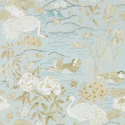 Crane & Frog Wallpaper — Sky,Honey