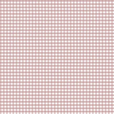 Blooming Garden Collection Small Check Wallpaper Roll — Pink