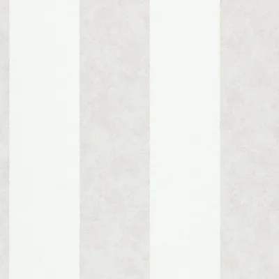 Flora Collection Thick Stripe Wallpaper Roll — Silver