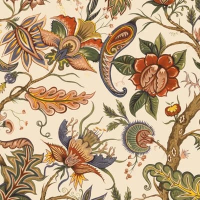 Damas 9.84' L x 70.87" W Wallpaper Roll — Cream