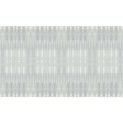 Geometric Grass Cloth Non-Pasted Matte Wall Mural — Mist