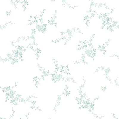 Rachel Ashwell Butterflies Blue Wallpaper — Blue