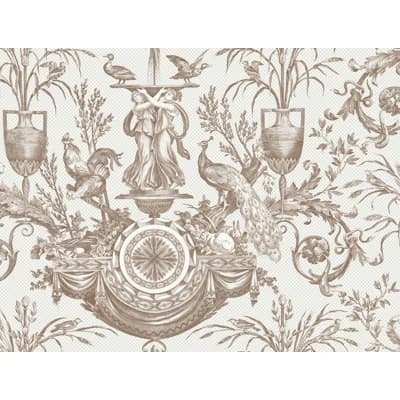 Toiles Resource Library Non-Pasted Wallpaper Roll — Mink