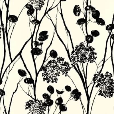 Moonpennies Wallpaper — Black,Ivory