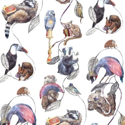 Hackney Empire Wallpaper — White