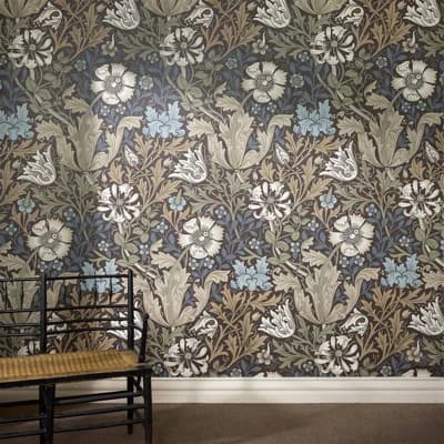 COMPTON MAGNA Wallpaper - Bark 9'10" - full height wallpaper — Bark