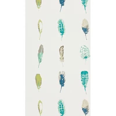 Limosa Wallpaper — Lagoon,Zest,Gooseberry