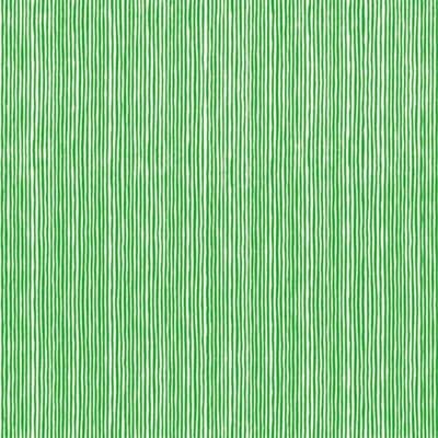 Kajo 33' x 27.5" Stripes Wallpaper Double Roll — Lime Green,White