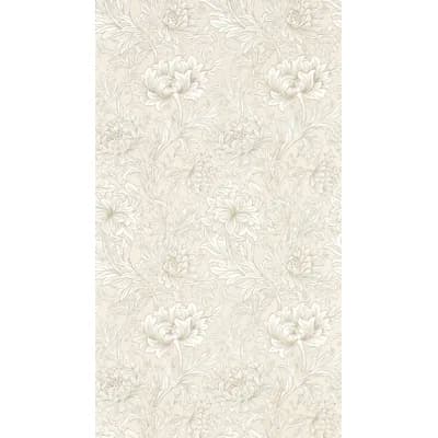 Chrysanthemum Toile Wallpaper — Cochineal Pink