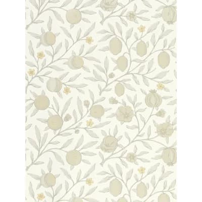 Pure Fruit Wallpaper — Horned Poppy,Gray