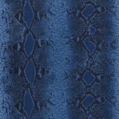 Snake Charmer Wallpaper — Cobalt