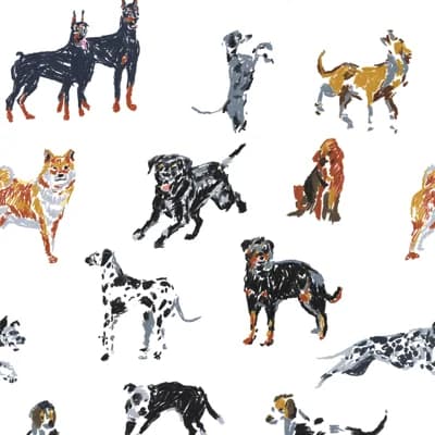 Dog Days - Wallpaper — Pale Blue