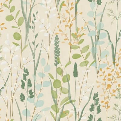 Karuna Collection Meadow Leaf Wallpaper Roll — Green