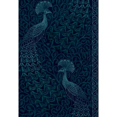 Non-Pasted Metallic Wallpaper Roll — Teal