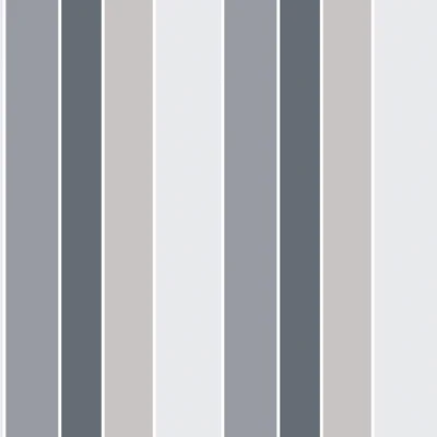 Tempo Multi Stripe Design 32.8' L x 21" W Wallpaper Roll — Beige,Black