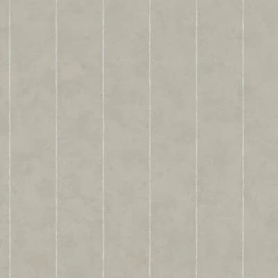 Flora Collection Pinstripes Wallpaper Roll — Gray