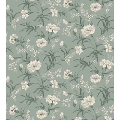 Lofstad Floral Matte Wallpaper Roll — Garden Green