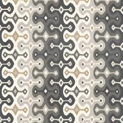 Darya Ikat Sidewall Wallpaper — Stone