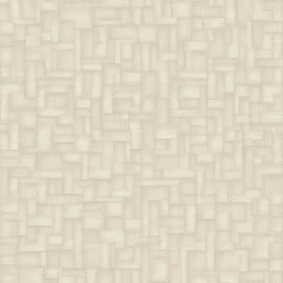 Structured Walls Collection All-Over Geometric Wallpaper Roll — Off-White