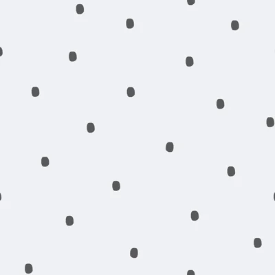 Bambino Collection Polka Dot Wallpaper Roll — Black