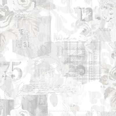 Nordic Elements Floral Rose 32.81' L x 20.87" W Wallpaper Roll — Cream