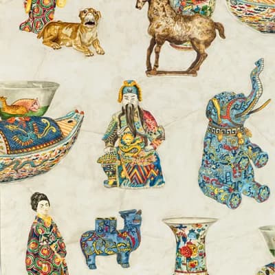 Tambelan 30' L x 28.74" W Wallpaper Roll — Lacquer