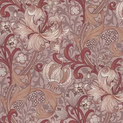 GOLDEN LILY Wallpaper - Tourmaline 9'10" - full height wallpaper — Tourmaline