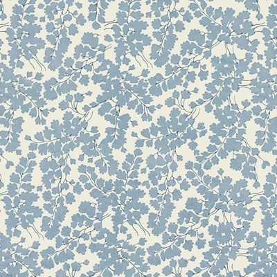 On the Waterfront Non-Pasted Matte Wallpaper Double Roll — Blue