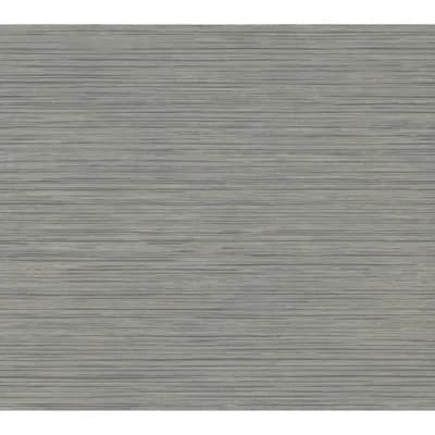 Abstract Non-Pasted Matte Wallpaper Roll — Charcoal