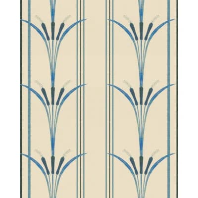 Satin and Matte Wallpaper Roll — Gray;Ivory;Blue
