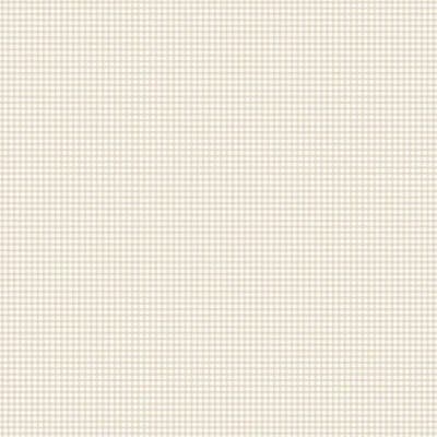 Miniatures 2 Gingham Check Design 33' L x 21" W Wallpaper Roll — Beige,White
