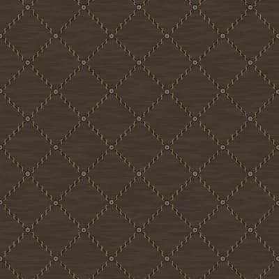 Boråstapeter Golden Trellis Wallpaper — Brown,Gold