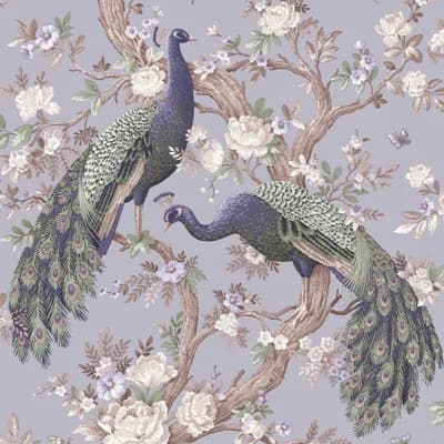 Laura Ashley Belvedere Wallpaper Roll — Duck Egg