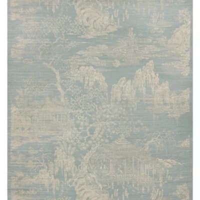 24' L x 34" W Wallpaper Roll — Cream,Iceberg