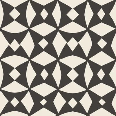 Susan Hable 33' L x 20.5" W Wallpaper Roll — Black,Cream