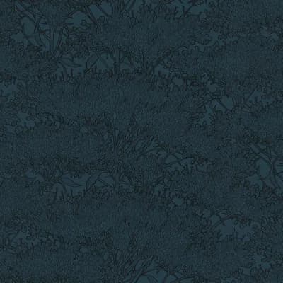 Absolutely Chic Cherry Blossom Motif 33' L x 21" W Wallpaper Roll — Navy