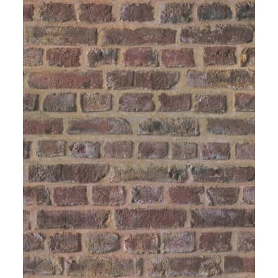 Bricks and More Collection Brickshire Residents Wallpaper Roll — Red
