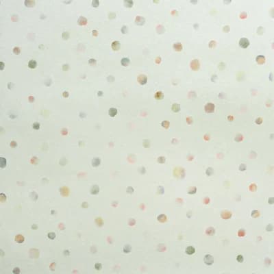 Great Kids Smooth Glitter Watercolor Dots 33' L x 21" W Wallpaper Roll — Sage