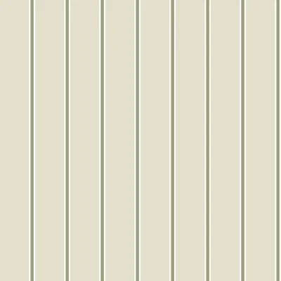 Blooming Garden Collection Vertical Stripe Wallpaper Roll — Beige