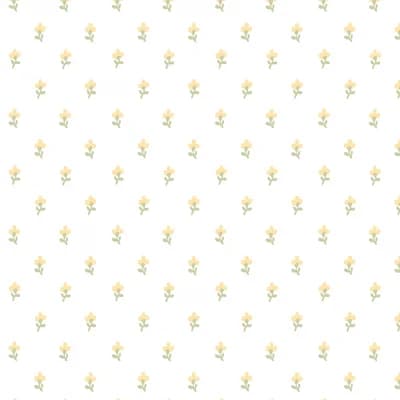 Wood 33' L x 21" W Wallpaper Roll — Ochre Yellow