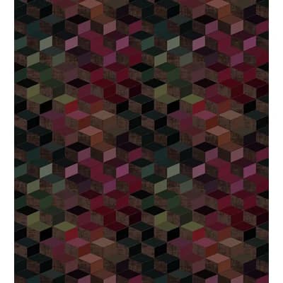 Jewel Modern Geometric Non-Pasted Metallic Wallpaper Roll — Autumn